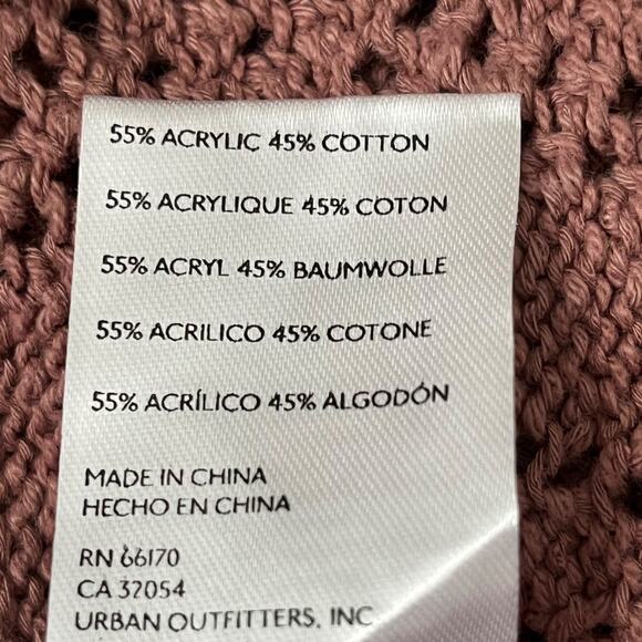 Free People Eloise Pullover Sweater Women's M Pointelle Knit Puff Sleeve Maeve - Picture 7 of 9